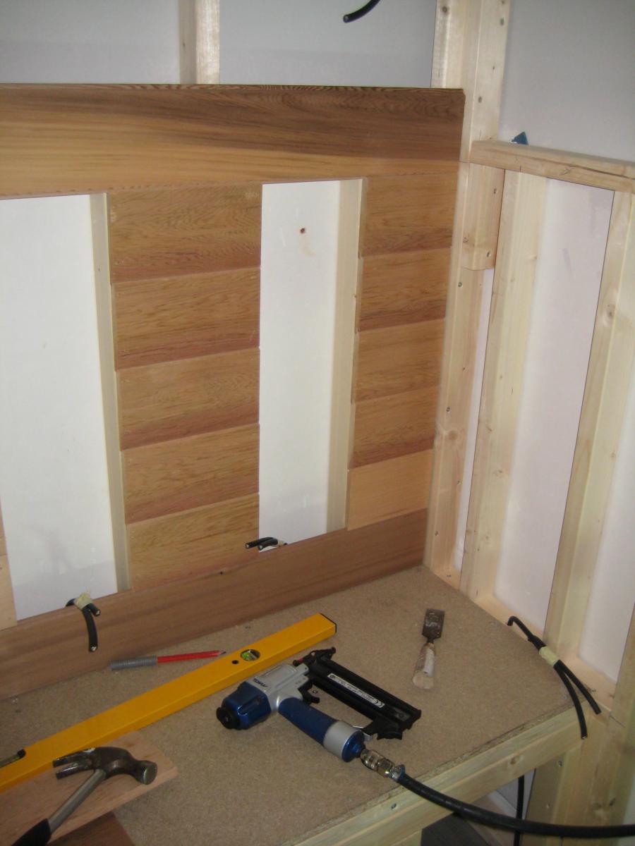 koppel uitstulping binnenvallen Zelfbouw sauna voorbeelden realisaties