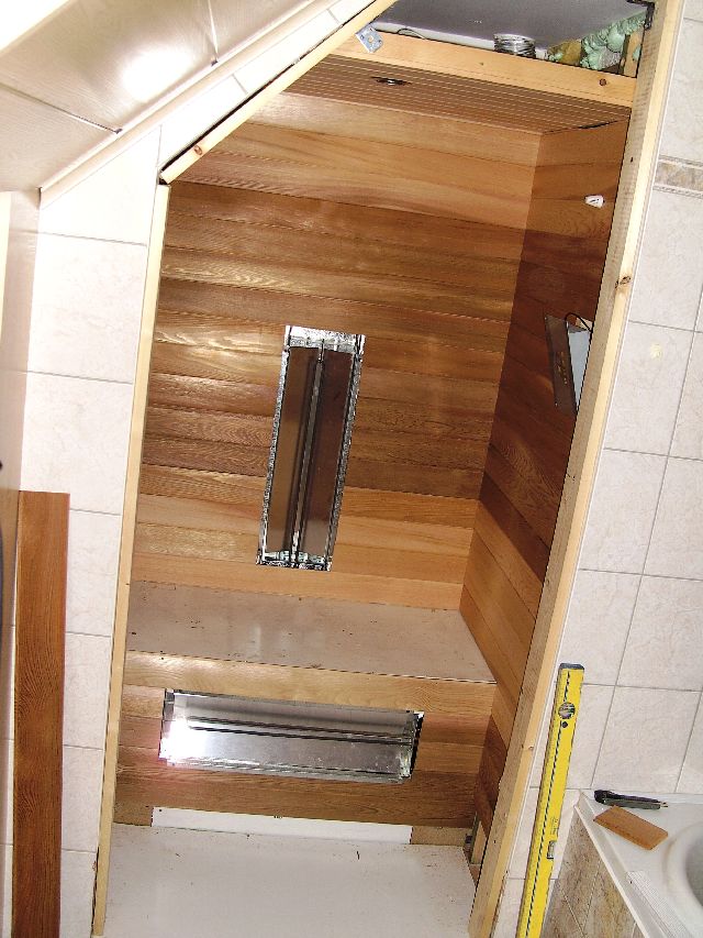 voorbeeld sauna 1 persoon