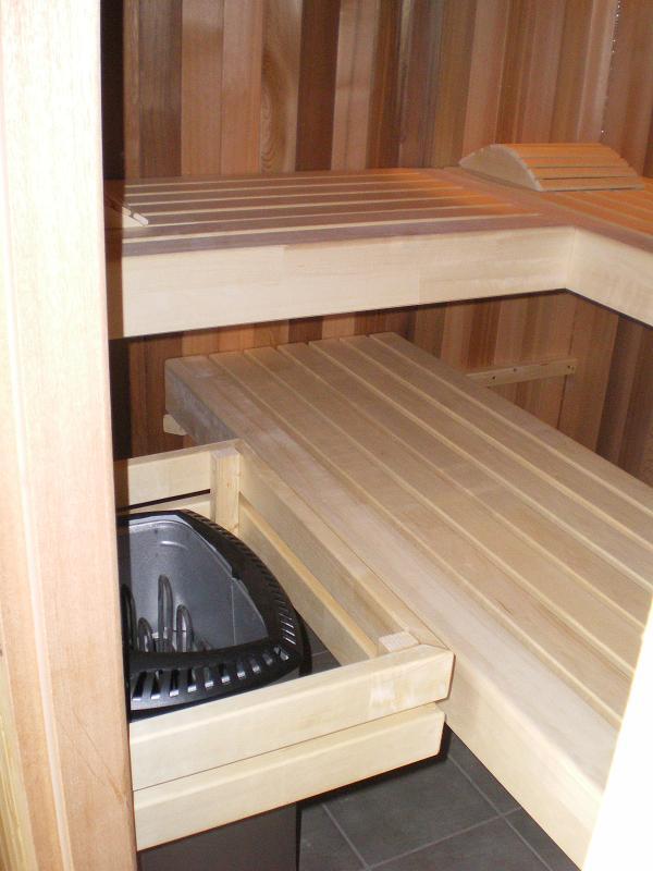 koppel uitstulping binnenvallen Zelfbouw sauna voorbeelden realisaties