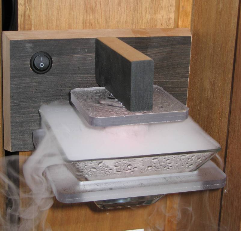 sauna nevelaar met ledkleuren