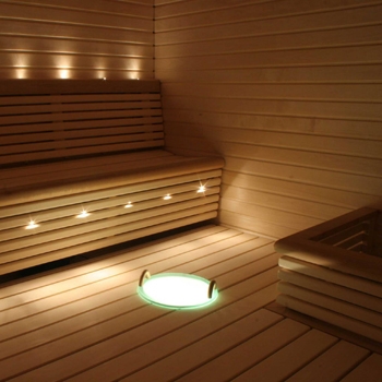 sauna emmer 5L + led